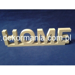 HOME , napis   MDF #16mm ,     24x6,5cm